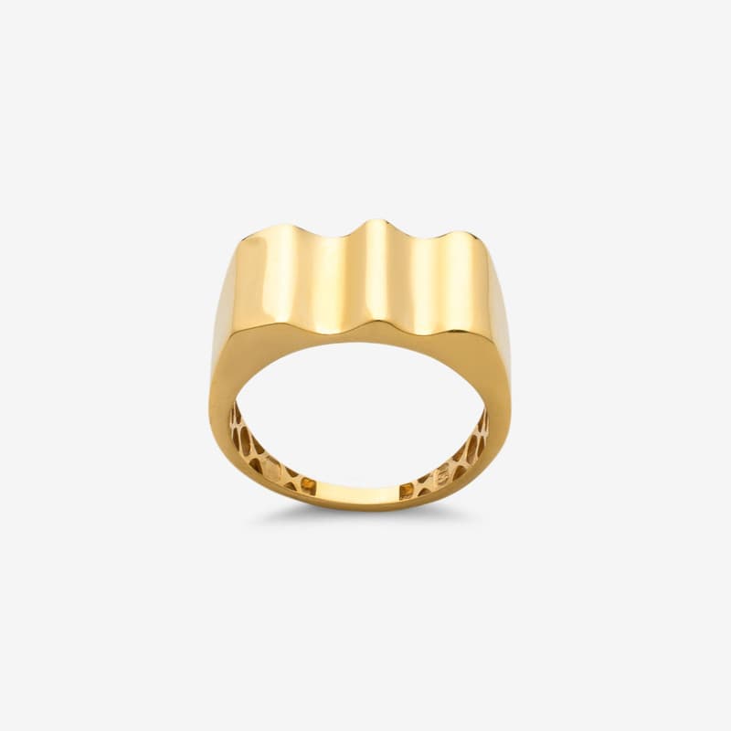 انگشتر طلا 18 عیار زنانه جواهری راز مدل R249-31 
