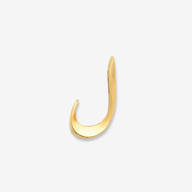 آویز گردنبند طلا 18 عیار زنانه جواهری راز طرح حرف ل کد PE149-16